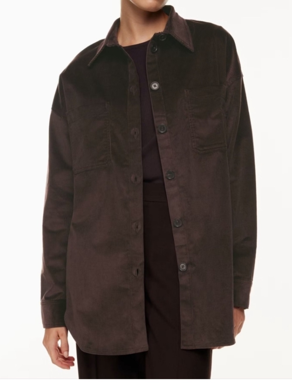 Aritzia The Group Babaton Graydon Shirt Shacket Sz XXS